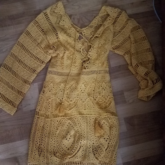 JENS PIRATE BOOTY ISABELLA CROCHET MINI DRESS S - Picture 12 of 12